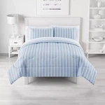 The Big One Charter Striped Reversible Comforter & Sheet Set Choice Of Size Nwt. Fixed Price $79.98.