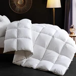 Ubauba Goose Feather Down Fiber Comforter Queen Size Duvet Insert Luxury White. Fixed Price $86.19.