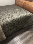 Michael Amini Tucson King Size Comforter 110X100" Multicolor Gray Euc. Fixed Price $155.00.