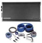 Kicker 46CXA18001T CXA1800.1 Watt Rms Mono Car Audio Amplifier+amp Kit. Fixed Price $515.58.