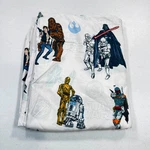 Star Wars Twin Flat Sheet Polyester White Mandalorian R2D2. Fixed Price $10.00.