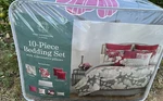 Jc Penney Home Expressions California King Comforter 10 Piece Bedding Set Gray. Fixed Price $114.99.