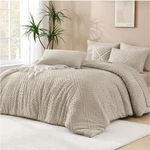 Oatmeal King Size Comforter Set, 3 Pieces Boho Bedding & Collections, Far.... Fixed Price $75.50.