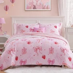 Wink Deer Twin Comforter GIRLS-5 Pieces Pink Bow Bedding Sets Fo.... Fixed Price $55.46.