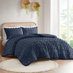 Intelligent Design King Comforter Set Clipped Jacquard Chic. Fixed Price $86.67.
