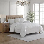 Tahari Home Comforter Set, Jacquard 5-PIECE Bedding With Matching Shams & D.... Fixed Price $154.46.