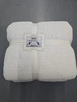 Southern Living Full Queen Belaire Mini Comforter Set White. Fixed Price $250.00.