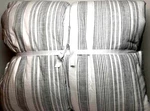 Pottery Barn Hawthorn Striped Cotton Comforter King/cal.king 108/92 Charcoal New. Fixed Price $159.95.