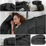 Comfy Gray Solid Down Alternative Comforter Cal King Size Egyptian Cotton. Fixed Price $136.45.