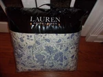 Nip Ralph Lauren Callen Blue White Floral Full/queen Comforter Set 3PC. Fixed Price $234.99.