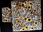 Marimekko Mykero Sunflower Cotton Queen Duvet/comforter+standard Sham-used 1X. Fixed Price $58.89.