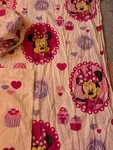 Vintage Disney Minnie Mouse Hearts Cupcakes Pink Twin Bedding Set Of 3. Fixed Price $20.00.