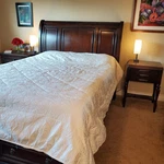 Custom Damask Brocade Cotton Comforter 102X94 Queen* Quilted Ivory Reversible. Fixed Price $71.25.