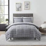 Sweet Home Collection Chambray Weave Plaid Bed In Bag Comforter & Sheet Set. Fixed Price $53.99.