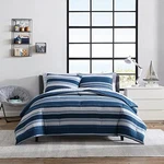 Nautica Lakeview Cotton Blue & Grey 3 Piece Comforter Set-king. Fixed Price $149.99.