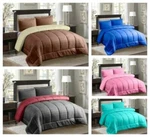 New 3 Pcs Embossed Comforter Bed Sheet Skirt Set With Sham Pillow Cases All Size. Fixed Price $42.89.