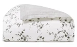 Ralph Lauren Munroe King Comforter White Charcoal Preowned W/defect. Fixed Price $83.90.