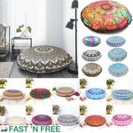 Round Floor Cushion Pouf Indian Mandala Ottoman Throw Pillow Covers. Fixed Price $20.49.