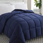Cosybay Down Alternative Comforter (navy Blue, Cal-king) All Season Soft Qu.... Fixed Price $53.55.