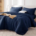 7-PIECE Reversible Queen Seersucker Comforter Set Cozy Bedrooms. Fixed Price $139.99.