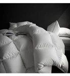 Hyvif Goose Down Luxury Comforter White Oversized King 120 98" New. Fixed Price $75.00.