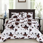 Perfemet 3PCS Cow Comforter King Size Rustic Print Western Bedding Sets. Fixed Price $61.66.