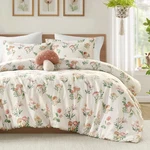 Intelligent Design Queen Comforter Set, Whimsical Floral & Mushroom Cottage D.... Fixed Price $116.29.