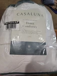 Nwt Casaluna King Size All Season White Comforter Down Duke New. Fixed Price $120.00.