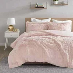 Intelligent Design Long Faux Fur Comforter Cover Cozy Bedding Set. Fixed Price $32.99.