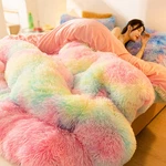 10 Pounds King Size Luxury Plush Thick Faux Fur Comforter, Modern Casual Real He. Fixed Price $193.99.