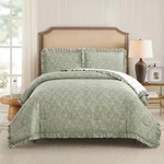 Modern Heirloom 3PC Full/queen Floral Ruffle Comforter Bedding Set Assorted. Fixed Price $79.99.