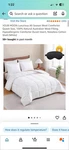 Your Moon Summer Lightweight Wool Comforter - Breathable & Thin Duvet Insert. Fixed Price $70.00.