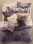Sale Bcbgeneration Twin Xl Dorm Room Navy & White Patchwork Comforter Set. Fixed Price $89.99.