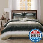 Madison Park Essentials King Comforter Set Bed Bag Watercolor Print. Fixed Price $139.35.