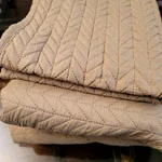 Chic Brand 2 Sets Chevron Quilt With Sham Twin. Fixed Price $30.00.