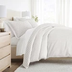 Stripe Pattern Premium Ultra Soft 3PC Duvet Cover & Shams Set -. Fixed Price $44.10.