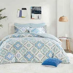 Echo Carnivale Reversible Duvet Cover With 2 Shams King. Fixed Price $99.00.