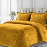 Tribeca Living Venice Velvet Oversized Solid Duvet SET,3 Pcs, Queen, Gold (ve.... Fixed Price $54.96.