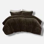 Madison Park Brown Duke Reversible Faux Fur 3-PC. Comforter Set, 'full/queen'. Fixed Price $48.60.