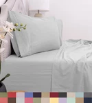 Sweet Home Collection 1800 Count 4 Piece Bed Sheet Set Deep Pocket Microfiber. Fixed Price $25.99.