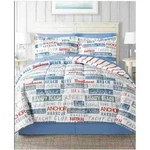 Fairfield Square Collection Sunset Beach 8-PC. Reversible Full Comforter. Fixed Price $59.99.