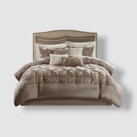 Madison Park Beige Joella 24-PC. Room-in-a-bag Bedding Set Size California King. Fixed Price $143.36.