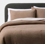 3PC King Boucle Comforter Set Brown - Threshold. Fixed Price $54.98.
