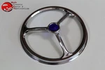 Custom Chopper Bobber Harley Lucas Bar Blue Dot Headlight Bulb Trim Cover 7". Fixed Price $21.99.