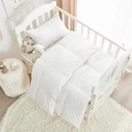 Rose Feather Toddler/travel/crib Goose Down Comforter Duvet/blanket. Fixed Price $103.17.
