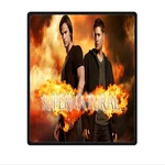 New Supernatural Sam Dean Soft Warm Blanket Single Side Print Flannel. Fixed Price $45.99.