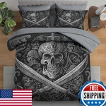 Pamnest Comforter Set Full Size, Gothic World 7 Pcs Bedding Adults, Vintage. Fixed Price $88.49.