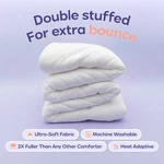 Sleep Marshmellow Comforter -double-stuffed Ultra-soft Full/queen White. Fixed Price $84.99.