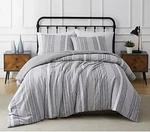 Truly Soft Kiel Stripe King/ Ck 3 Pcs Flannel Duvet Set 100% Cotton. Fixed Price $65.99.