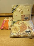 Vintage Tastemaker Floral No Iron Muslin Queen Sheet Set With Pillow Cases. Fixed Price $45.00.